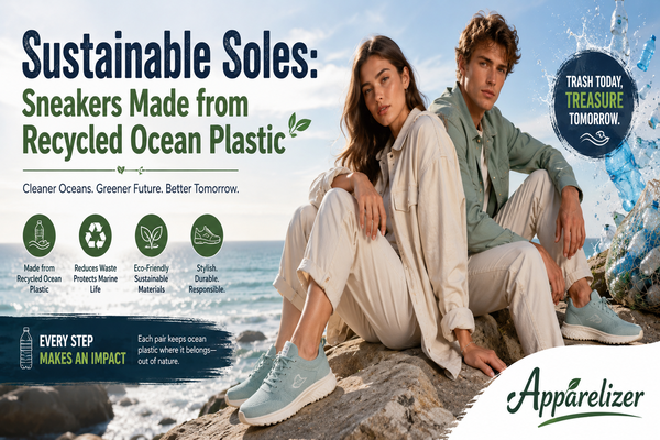 Sustainable Soles: Sneakers Made from Recycled Ocean Plastic – The Future of Eco-Friendly Fashion